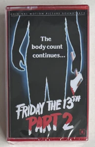 FRIDAY THE 13TH PART 2 * HARRY MANFREDINI * LIMITED EDITION RED & WHITE CASSETTE - Picture 1 of 8