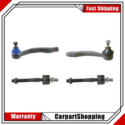 Extremo de barra de amarre exterior interior delantero Mevotech 4 piezas para Honda Civic 1988 1989 1990 Foto 1 de 4