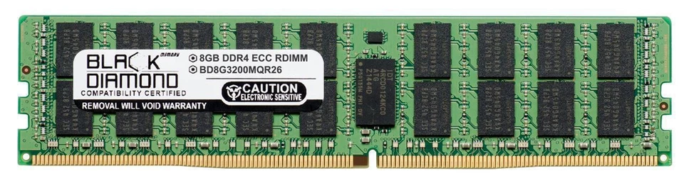 Server Only 8GB Memory HP OEM,P07525-B21-BD,P07525-H21-BD,P07525-K21-BD - Image 1 of 1