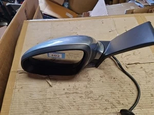 2009 - 2015 VAUXHALL ASTRA J LEFT PASSENGER NEARSIDE ELECTRIC WING MIRROR GREY - Picture 1 of 5