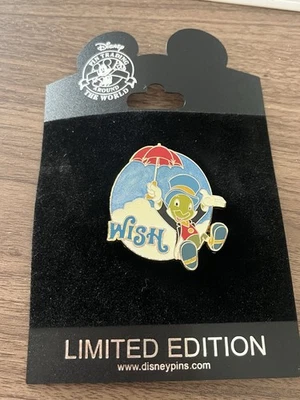 DS Disney Jiminy Attitudes Wish LE 250 Rare Pin 2010 Foto 1 de 4