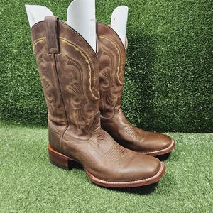 Cody James Boots Brown Leather Square Toe Western Cowboy Boots Mens Size 9 D - Picture 1 of 10