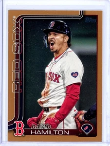 2025 Topps Series 1 - David Hamilton #199 Gold /2025 - Picture 1 of 2