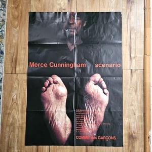 RARE MERCE CUNNINGHAM X COMME DES GARCONS SCENERIO DANCE 1997 POSTER 28 X 40 - Picture 1 of 6