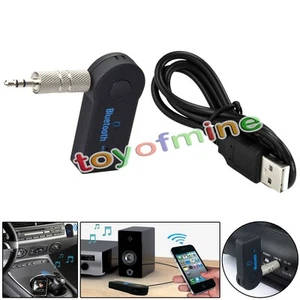Inalámbrico Bluetooth 3.5mm AUX Audio Estéreo Música Coche Receptor - Picture 1 of 5