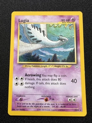 Lugia 20/64 Neo Revelation Rare LP - Image 1 of 2