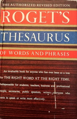 1947 Roget’s Thesaurus Of Words And Phrases Enlarged - Image 1 of 4