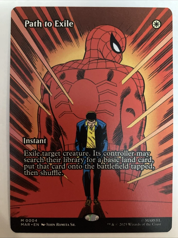 Spider-Man Magic The Gathering Path to Exile M 0004 Borderless Regular (NM) - Image 1 of 1