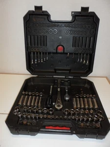Juego de herramientas mecánicas y estuche vintage Craftsman EE. UU. 154 piezas n.º 35154 no completo - Imagen 1 de 22