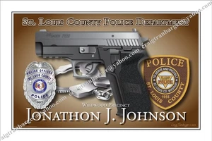 Police,St Louis,county,police,Department,Retirement,Saint,Louis,badge,gift, - Picture 1 of 1