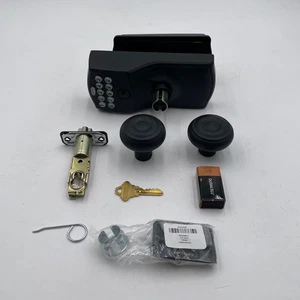 SCHLAGE FE595 CAM 622 GEO Tastatureingabe mit Flex-Elektronikschloss, mattschwarz - Bild 1 von 4