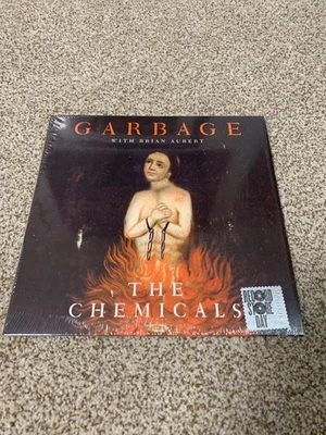 Garbage-The Chemicals/On Fire RSD Exclusive 2015 10" Orange Vinyl - Image 1 of 4