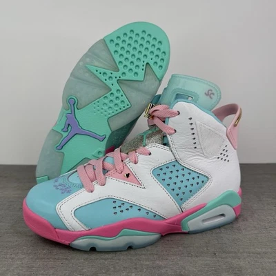 Air Jordan 6 Retro Doernbecher Jillian Sneakers IB6059-920 Women's Size 6 - Image 1 of 4