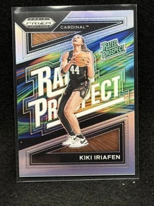 Selecciones de draft Panini Prizm 2024 #10 Kiki Iriafen clasificación Prospect Prizms plata - Imagen 1 de 2