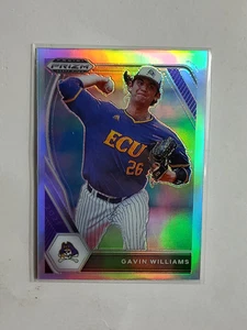 2021 Panini Prizm Draft Picks #PDP23 Gavin Williams Silver Prizm card - Foto 1 di 2