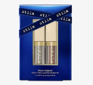 Stila Stars Aligned Glitter & Glow Eye Shadow Set Diamond Dust & Kitten Karma - Picture 1 of 1