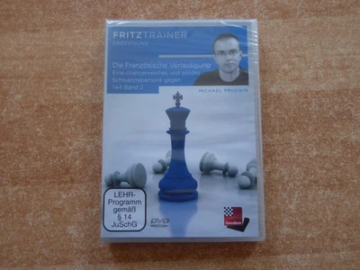 Die Französische Verteidigung Band 2 von GM Prusikin Chessbase DVD 2024 NEUWARE - Bild 1 von 2