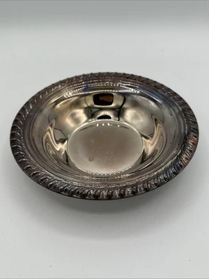 Cuenco para servir plateado vintage International Silver Company Foto 1 de 4