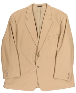 Men's 48 L Grant Thomas Beige 100% Cashmere Sport Coat Blazer Jacket - Picture 1 of 5