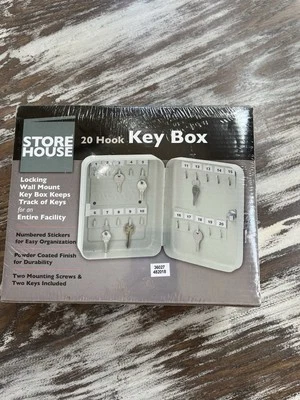 Store House 20 Hook Locking Wall Mount Key Box NEW Sealed - Image 1 of 3