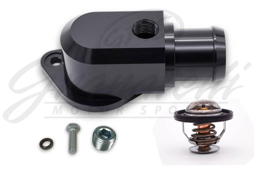 Carcasa y termostato Granatelli Motor Sports negro Billet para Jeep / Dodge 6,2 L Foto 1 de 4