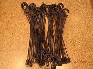 25 x 430mm Heavy Duty Universal Clasp Hangers for plastic pots (Black) - Picture 1 of 5