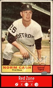 1961 Topps - #95 Norm Cash VG! *LOW GRADE* - Picture 1 of 2