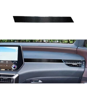 Real Carbon Fiber Passenger Dashboard Sticker For Lexus RX350 350h RX500h 2023+ - Picture 1 of 5