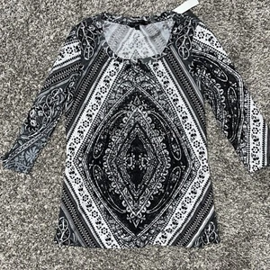 Kiara crystal shirt new with tags Small - Picture 1 of 4
