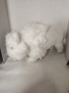 Vtg. 🦄Diamond Plush Toys Realistic Buffalo/Bison Fluffy White Color 24" Plush! - Picture 1 of 8