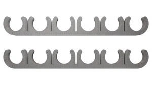 6 Wire Silver Nylon 10mm Spark Plug Wire Separators - Set of 2 - Foto 1 di 3