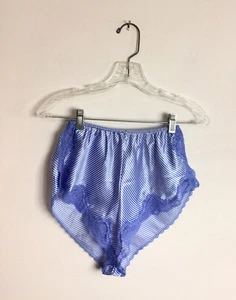 Vintage Valentino Satin Stripe Panties Underwear Womens Medium - Picture 1 of 5