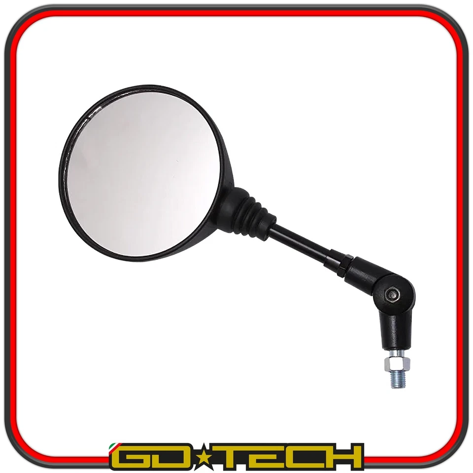 SPECCHIETTO MOTO CROSS ENDURO MOTARD SX DX SPECCHIO RETROVISORE REGOLABILE M10 - Imagen 1 de 1