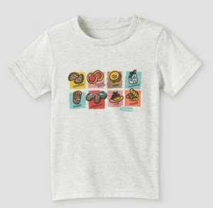 Latino Heritage Month Toddler Snacks Short Sleeve TShirt Light Gray 2T,3T,4T - Picture 1 of 1