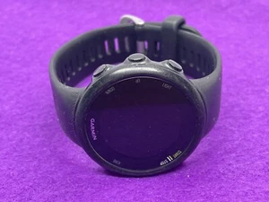 GARMIN FORERUNNER 45 ROSA NERO SMART WATCH GPS OROLOGIO DA POLSO FUNZIONANTE USATO - Foto 1 di 6