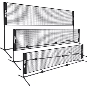 2025 Adjustable Badminton Net 3/4/5M with Stand & Carry Bag for Outdoor Sports - Picture 1 of 12