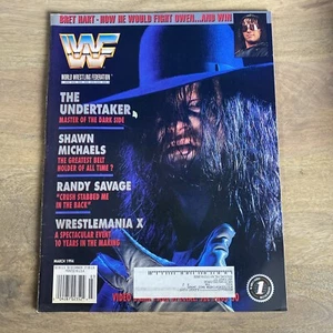 WWF MAGAZINE/MARCH 1994/UNDERTAKER - Picture 1 of 8