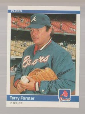 1984 Fleer Terry Forster Atlanta Braves #178 Near Mint or Better - Image 1 of 2