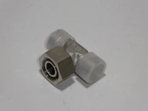 Bördelverschraubung Edelstahl EXMAR Hydraulikverschraubung 18L-3/4" T-Stück - Bild 1 von 1
