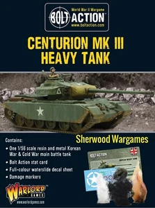 28mm Warlord Games British Centurian Mk III K47 y Korea Bolt Action Nuevo en caja - Imagen 1 de 2