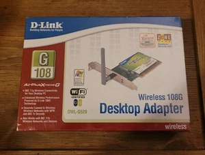 D-Link AirPlus XtremeG Wireless Network PCI Adapter 802.11g 108Mbps DWL-G520 New - Picture 1 of 7