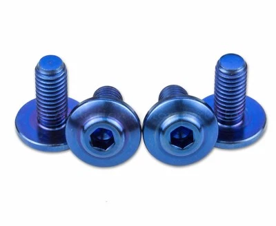 4x Tornillos guardabarros delantero Ducati 1199 S R Panigale azul titanio Foto 1 de 3