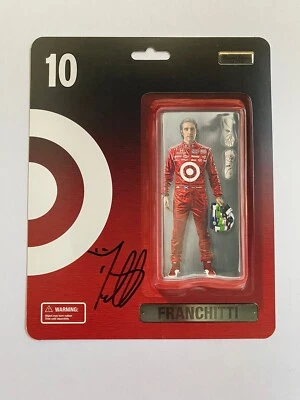 TARJETA DE HÉROE AUTOGRAFIADA FIRMADA POR DARIO FRANCHITTI INDYCAR Foto 1 de 2