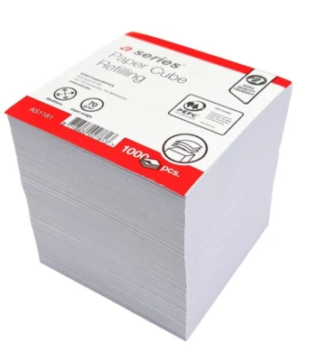Zettelbox Notizwürfel Zettelblock Notizklotz Ersatzeinlage 9x9cm 1000Bl. - Bild 1 von 2