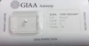 diamante in blister ct. 0,07 - Imagen 1 de 2