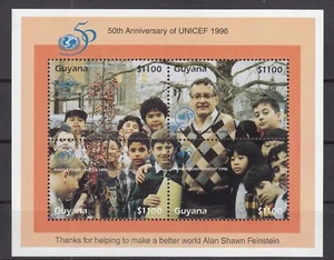 23772/ GUYANA – Y&T # 3906 / 3909 MINT MNH SHEET VARIETY – CV 95 $ - Picture 1 of 2