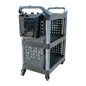 chemicalworkz Rollwagen Premium Detailing Trolley Werkstattwagen mit Halterung - Afbeelding 1 van 5