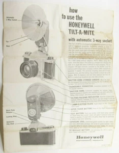 Honeywell Tilt A Mite How To Use Pamphlet - Used B183 - Picture 1 of 1