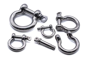 Arco grillete aparejo Acero Inoxidable 316 A4 grilletes 4mm 5mm 6mm 8mm 10mm - Imagen 1 de 12