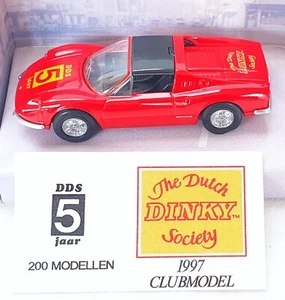Matchbox Dutch Dinky Society 1:43 FERRARI DINO 246 GTS Car Code-3 MIB TOP RARE! - Picture 1 of 8